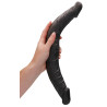 Real Rock Skin Double gode Realrock 36 x 4.4cm Noir